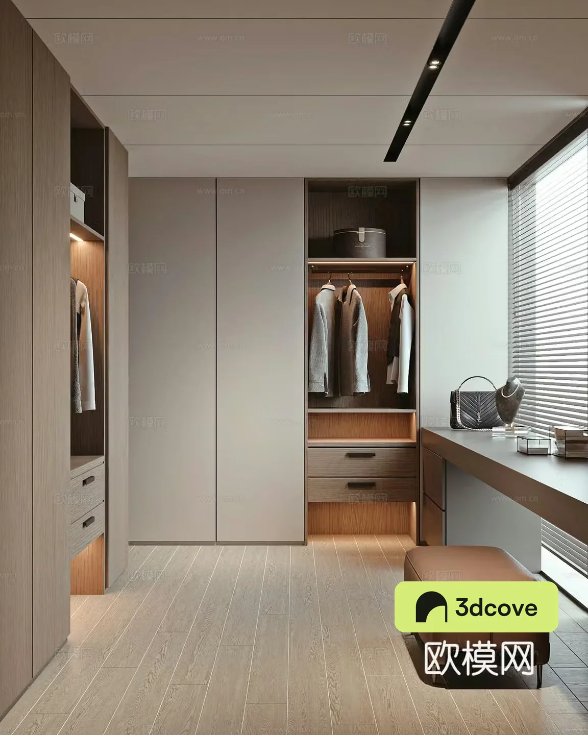 Modern cloakroom