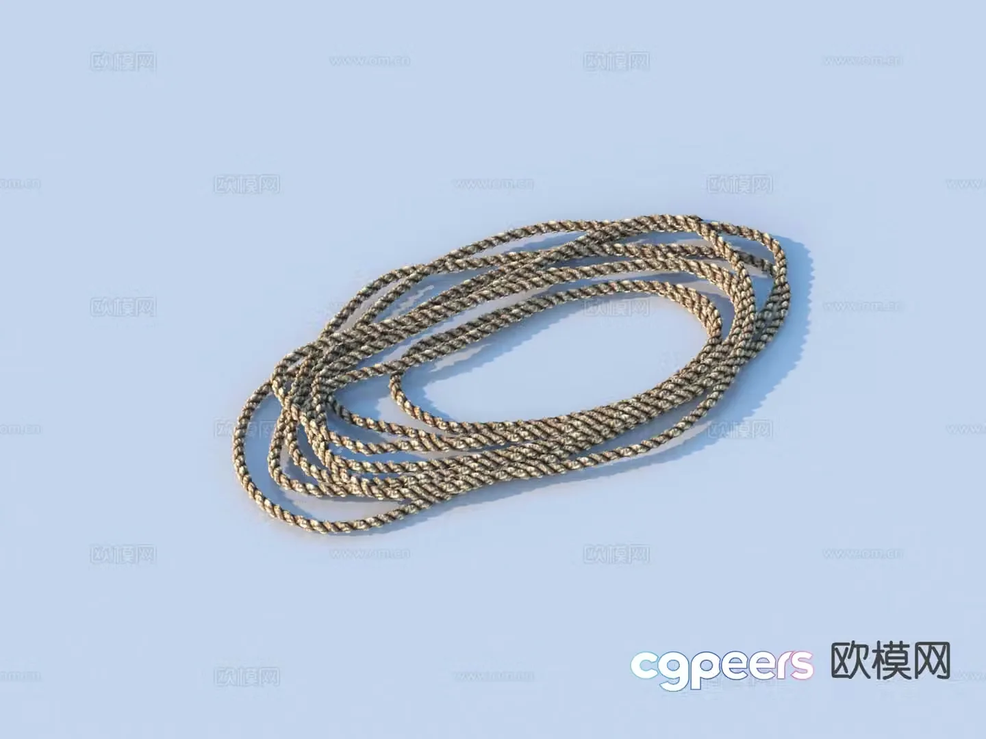 rope rope pile hemp rope rope ball rope 3d model