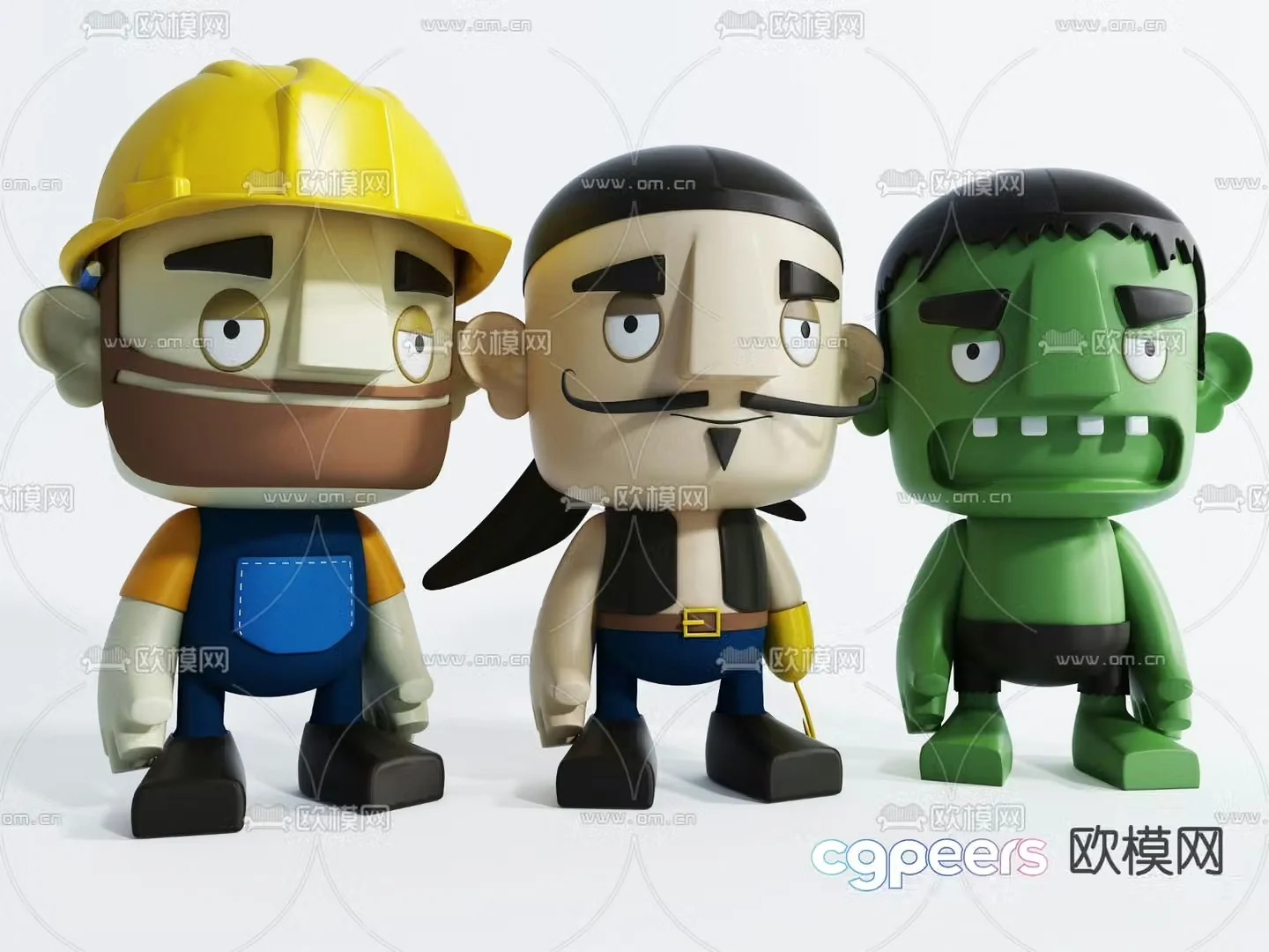 Modern children’s toys 3d model