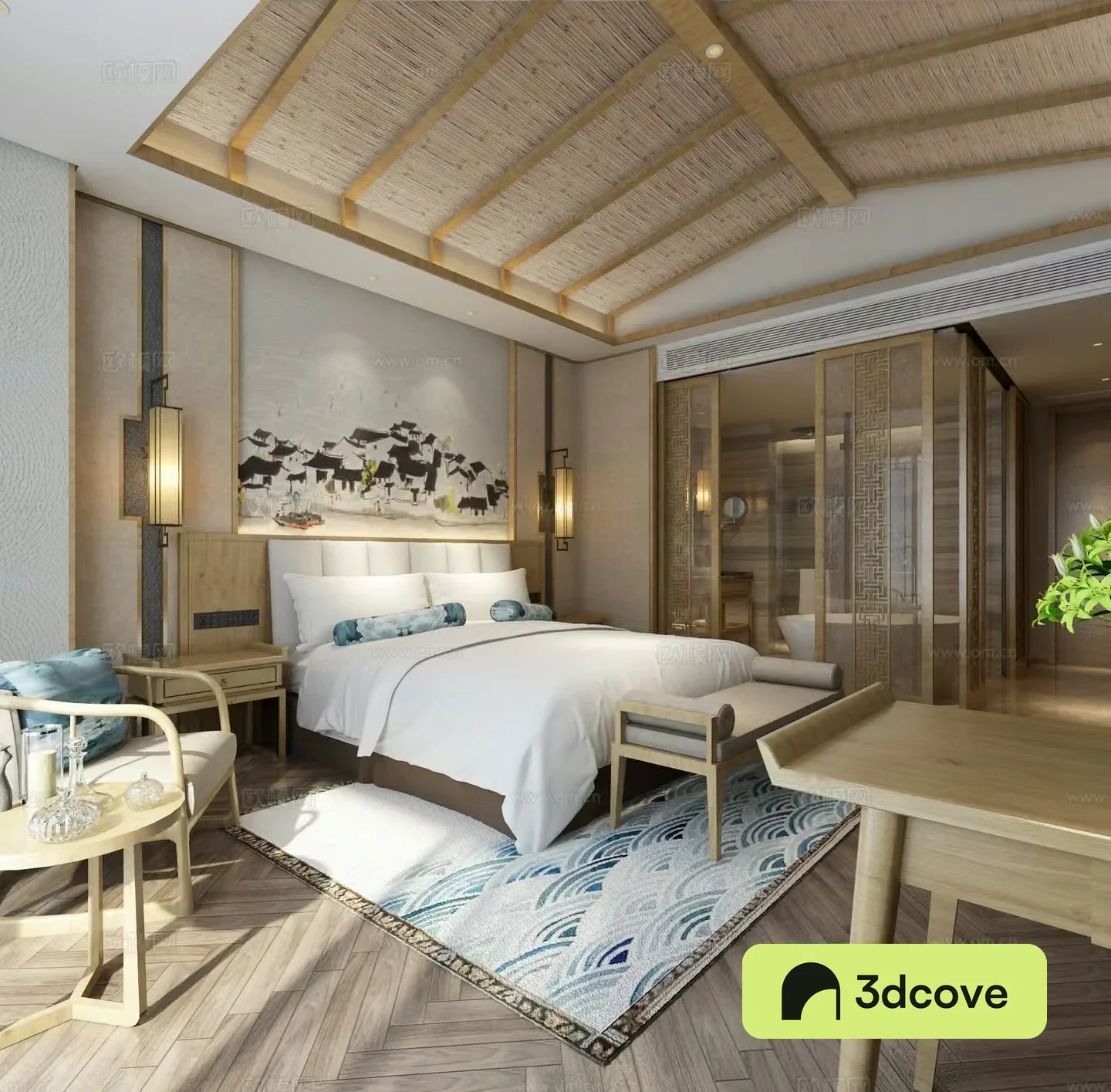 New Chinese style hotel room