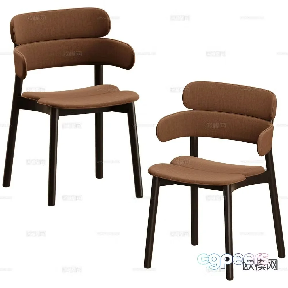 Innova modern chair dining chair 3d model