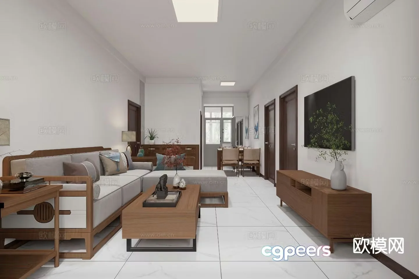 New Chinese restaurant 3D model