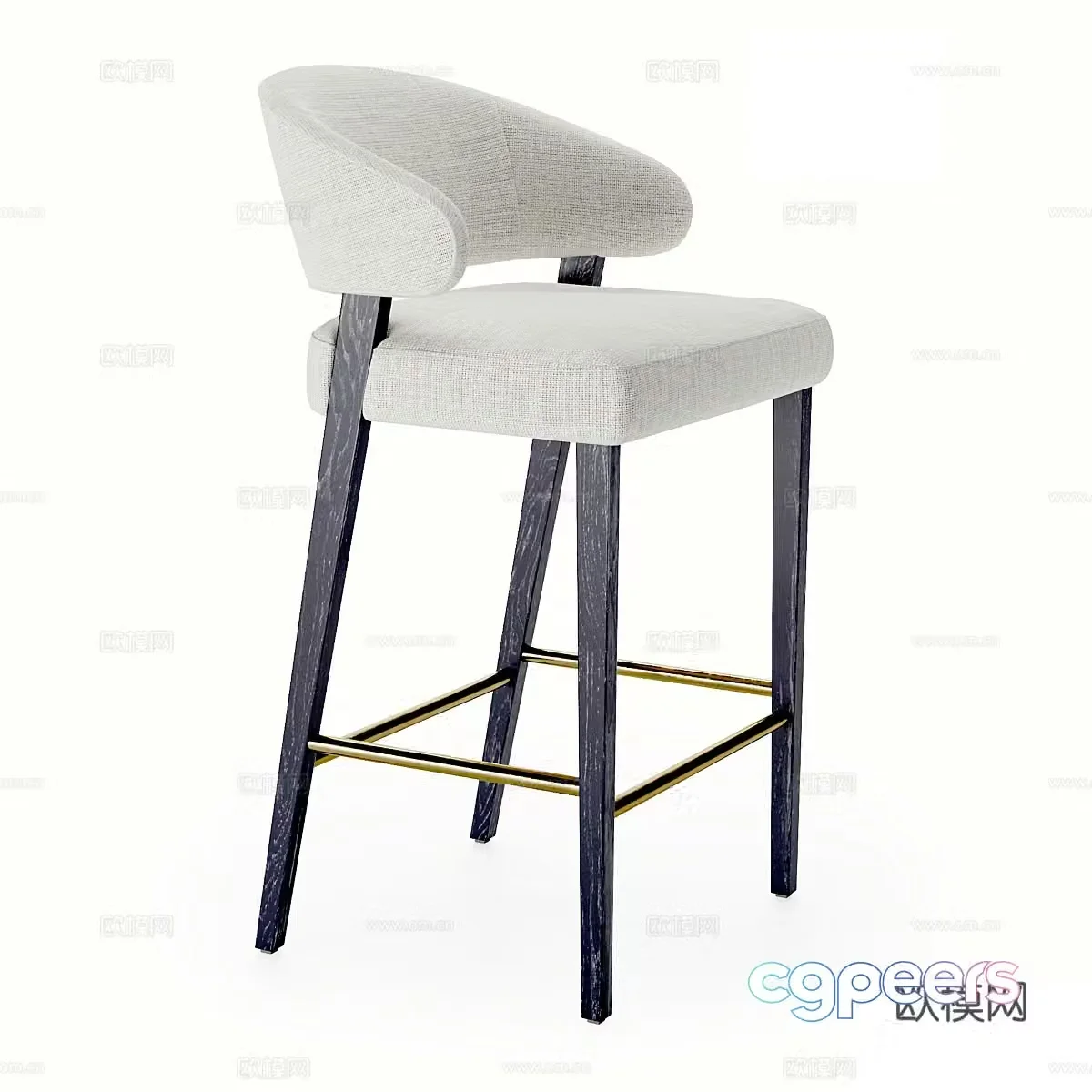 Bar chair 3d model