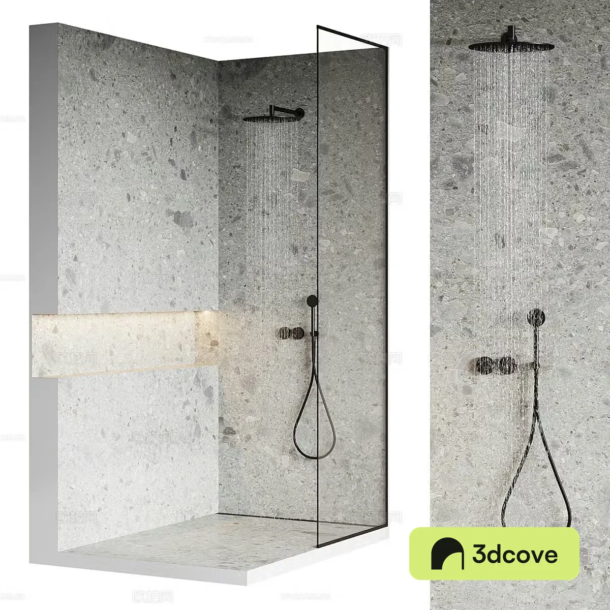 Modern Italian shower room