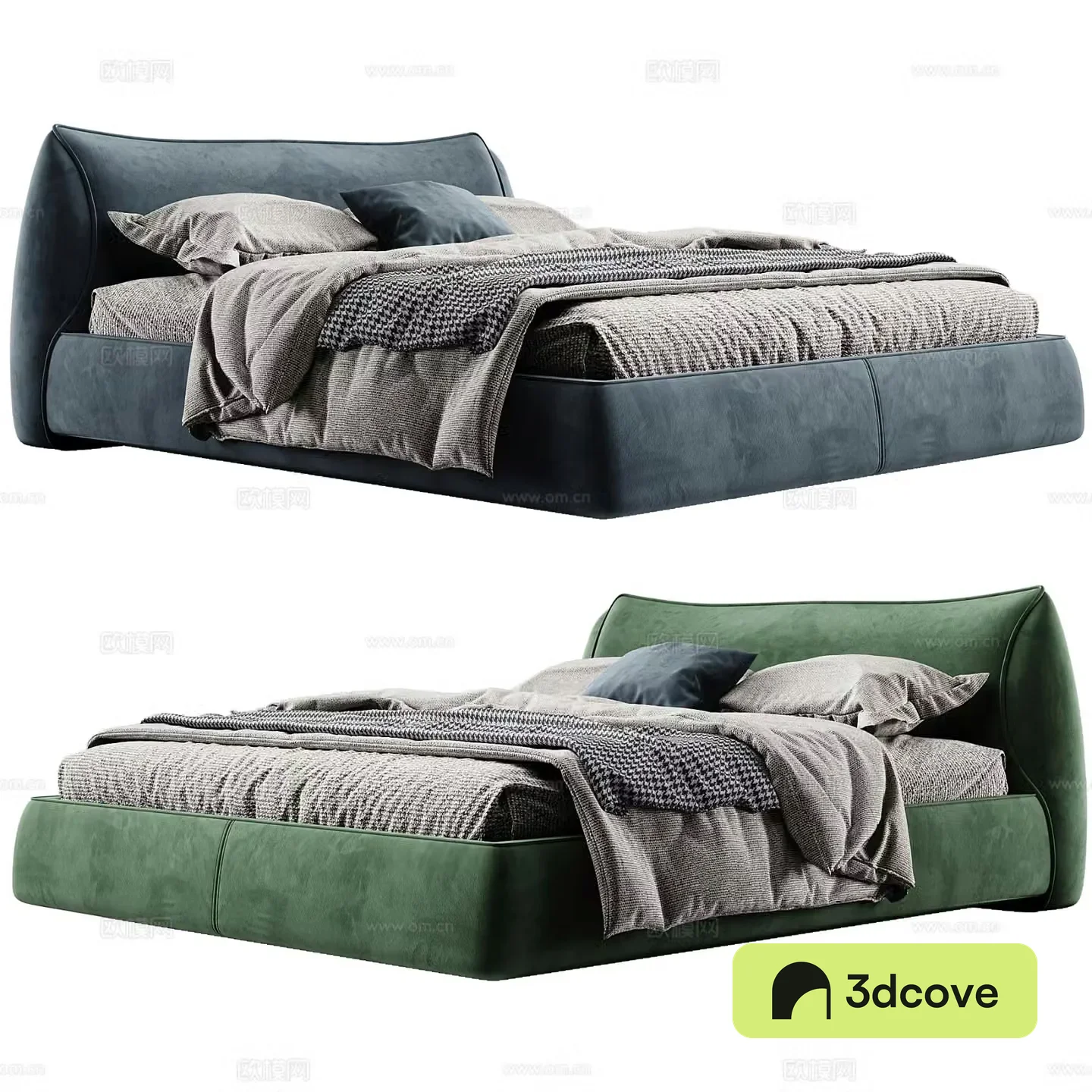 Modern double bed