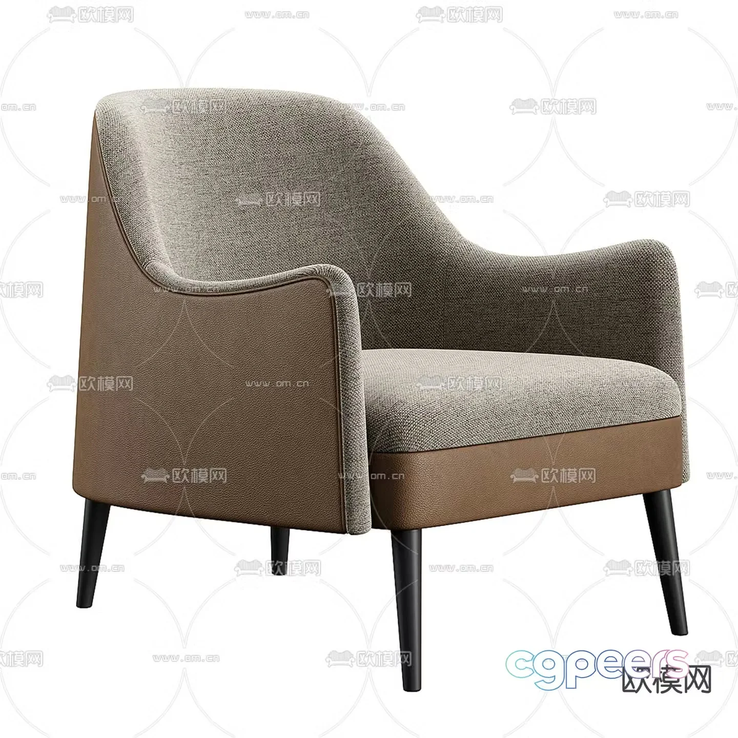chair leisure chair 3d model