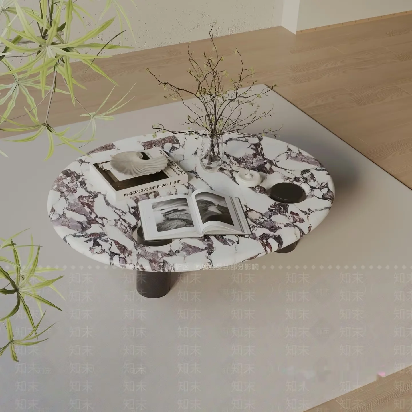 Modern Coffee Table 3D Model – 14099 – VRAY Render