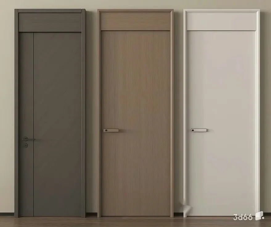 Three Doors 3D Model – 18789 – VRAY Render