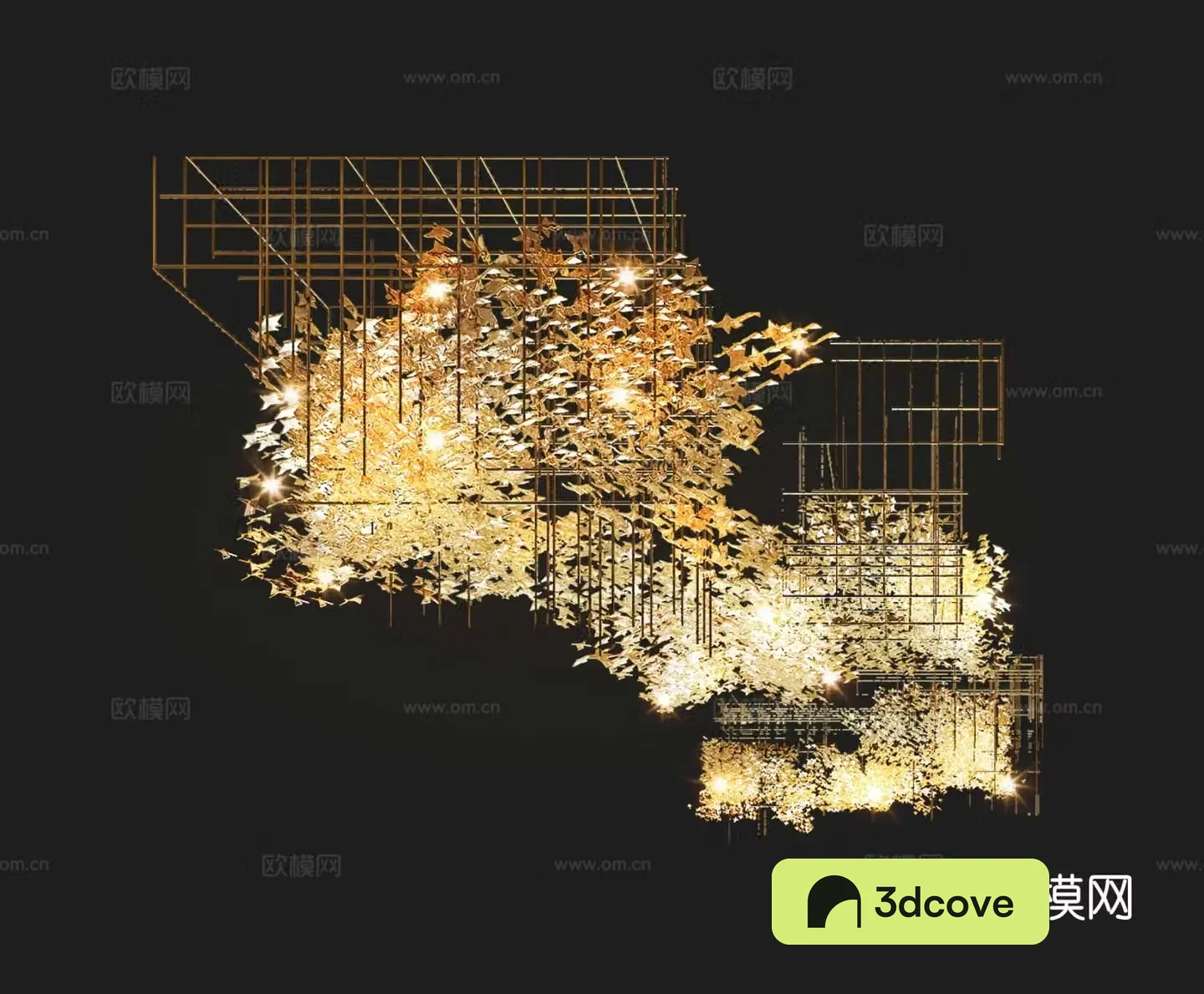 Light luxury decorative lamp crystal lamp