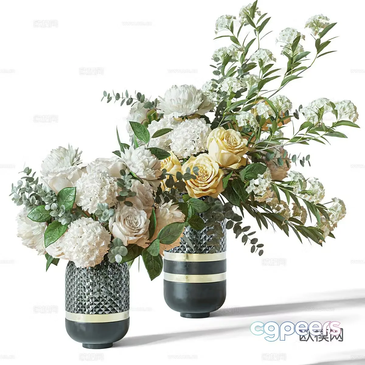 Flower art 3d model