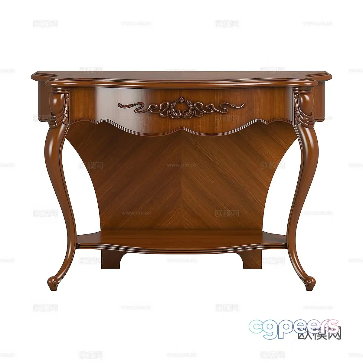 American style entrance table end viewing platform 3D model