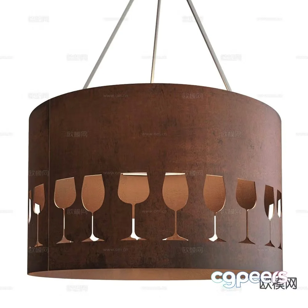 ELITE Nordic chandelier restaurant chandelier 3d model