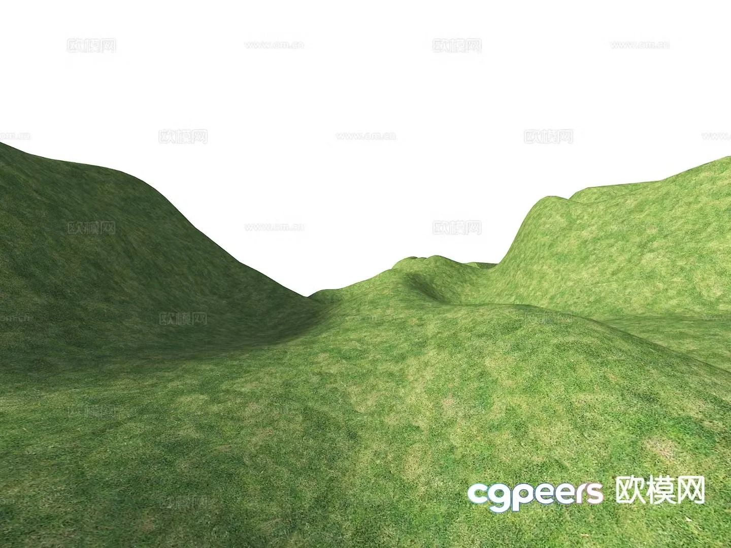 Modern landscape mountains mountain terrain mountain park terrain 3d model