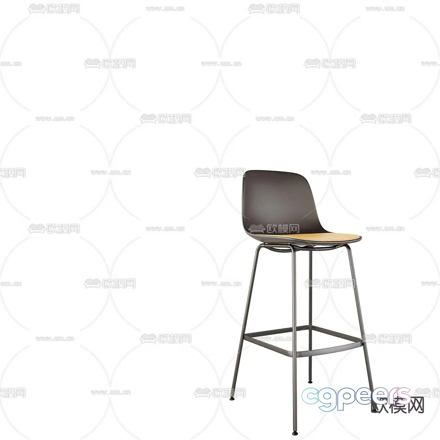 bar stool 3d model