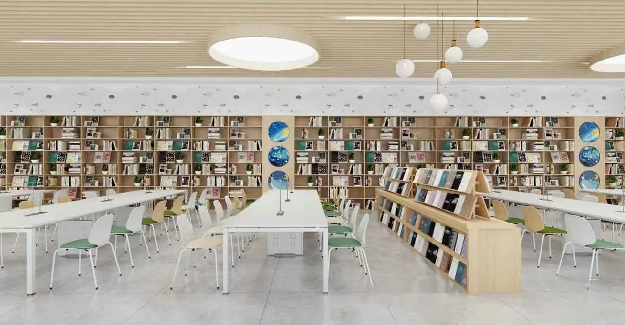 Modern Library Room 3D Model – 13380 – VRAY Render