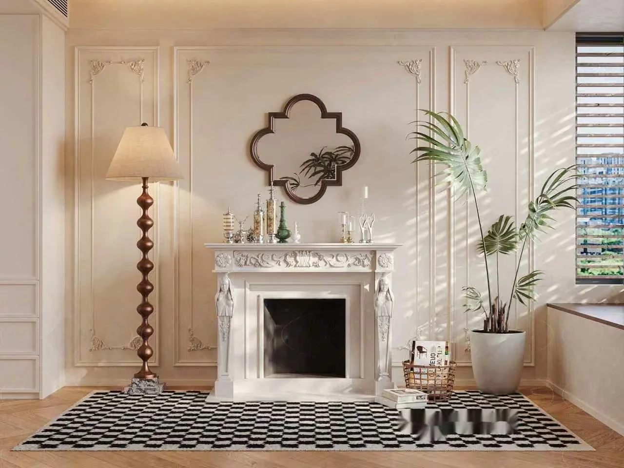 Modern Living Room 3D Model – 1389 – CORONA Render