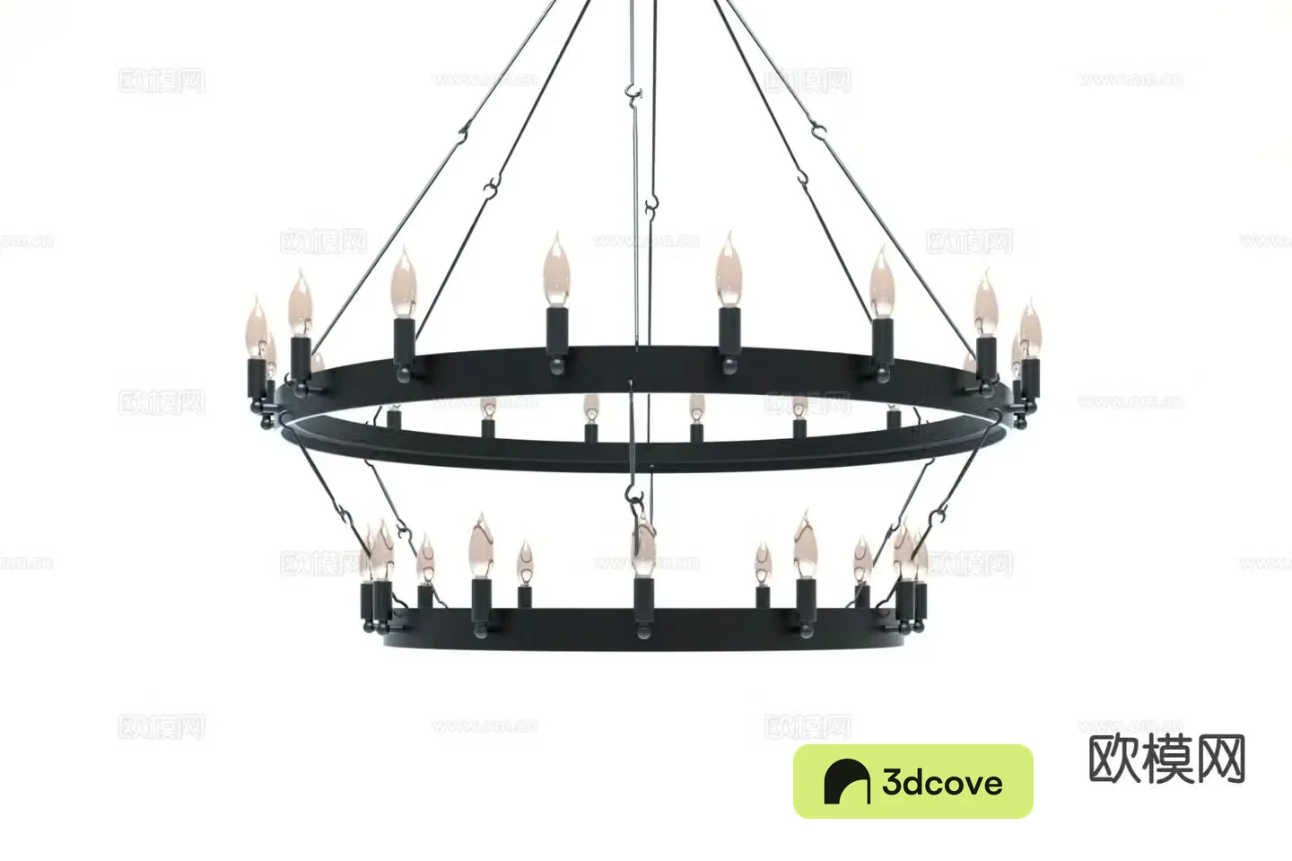 Modern round chandelier