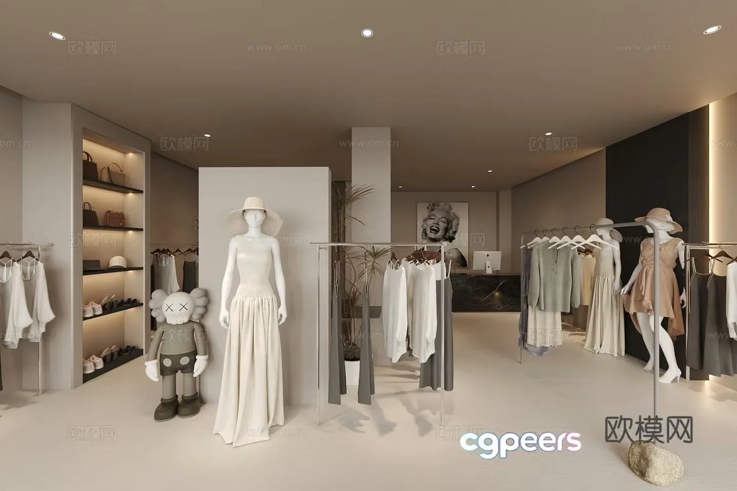 Wasabi Clothing Store Women’s Clothing Store 3D Model