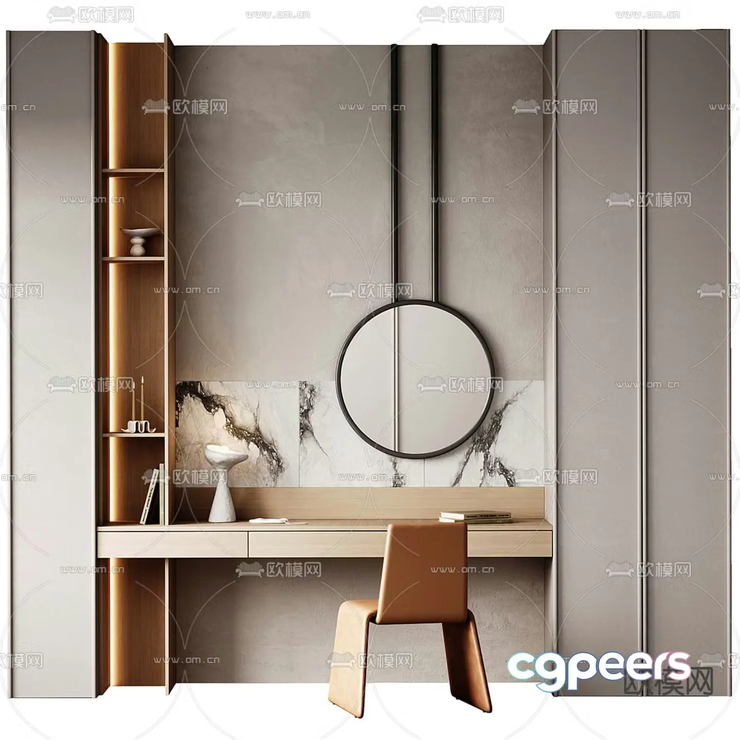 manner&matter dressing table 3d model