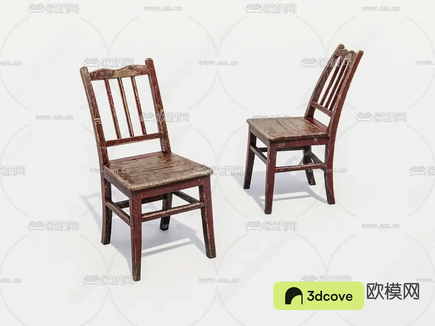 Chinese old wooden chair single chair