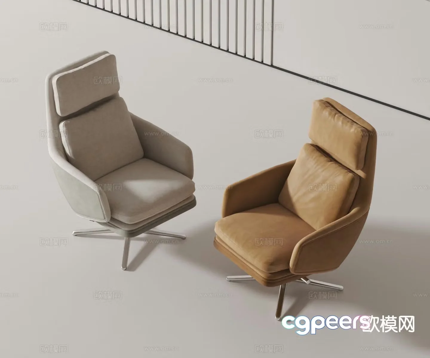 Modern office chair executive chair 3d model