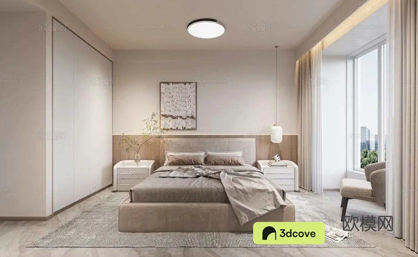 Modern bedroom