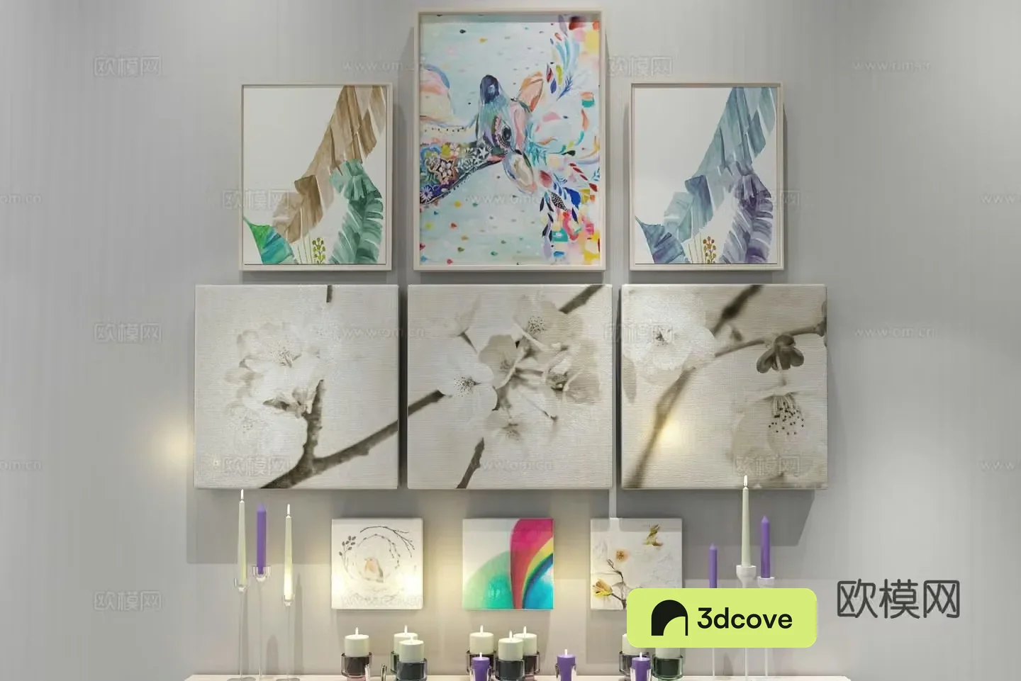 New Chinese style ink painting decorative painting