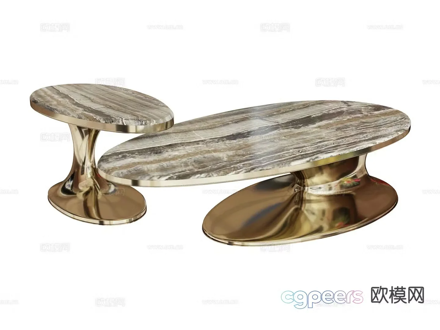 visionnaire coffee table 3d model