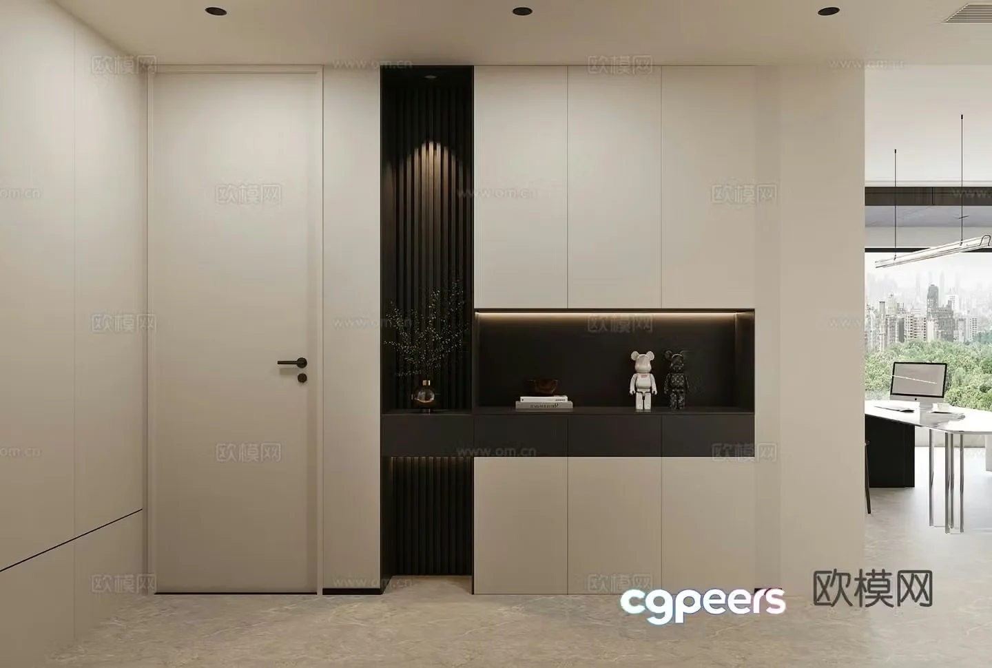 Entrance entrance decorative entrance aisle G3433d model