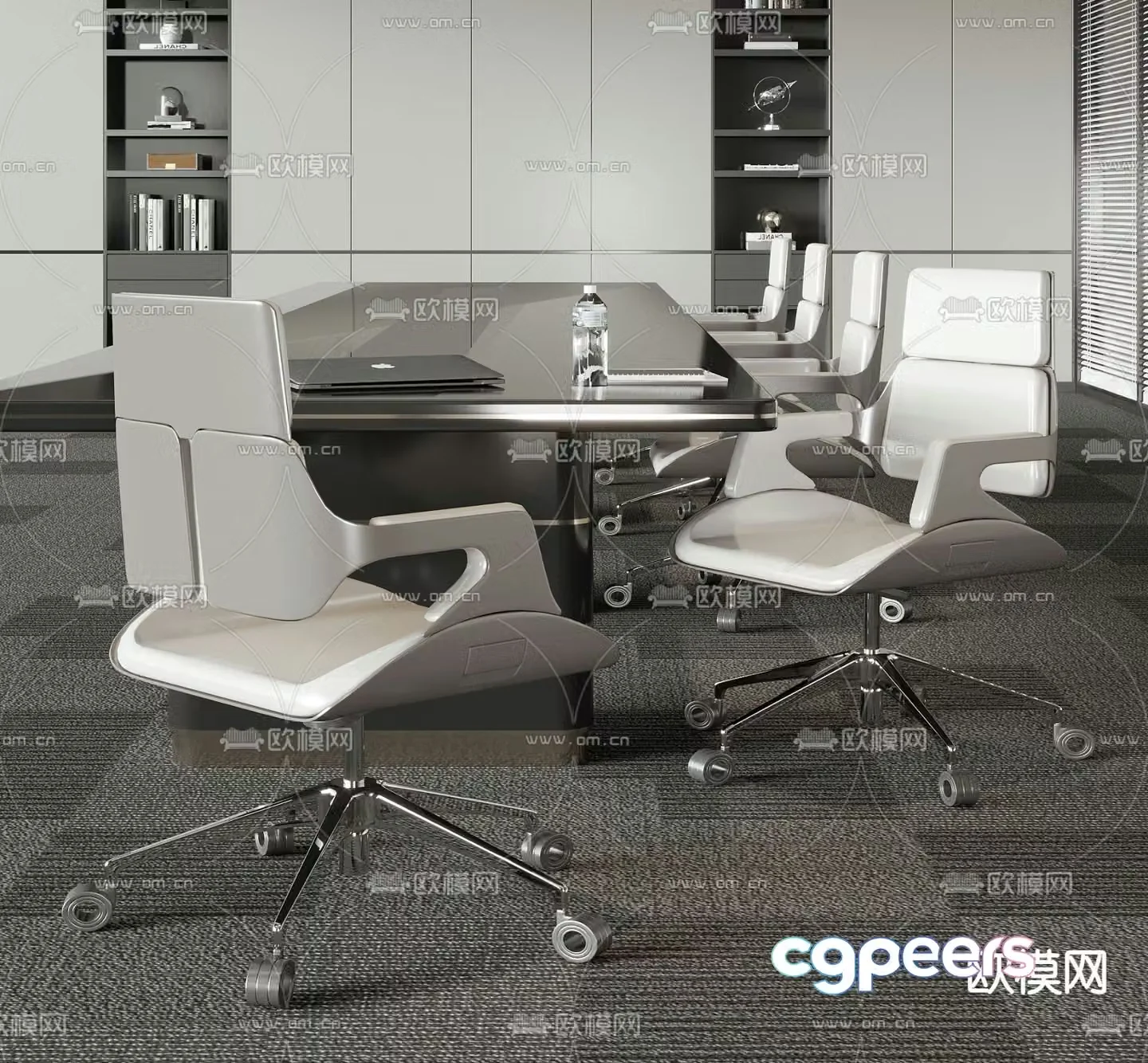 Modern conference table conference table 3d model