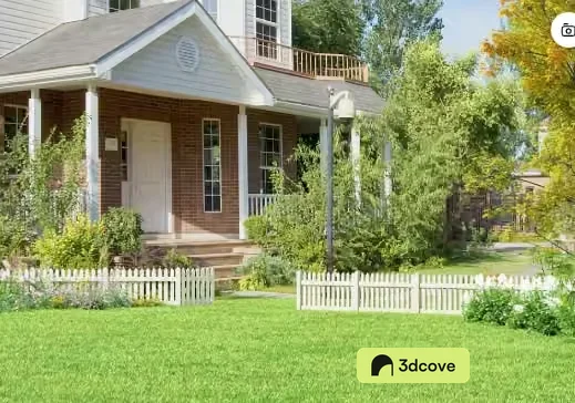 A House With A White Picket Fence