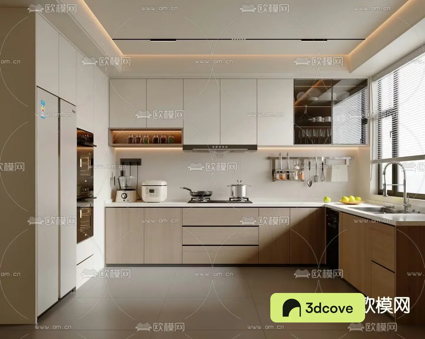 Modern kitchen cabinet