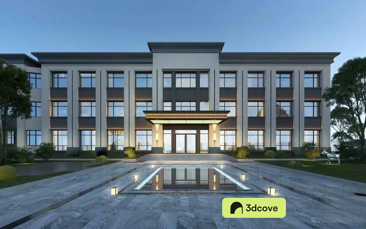 A Large Building With A Modern Style