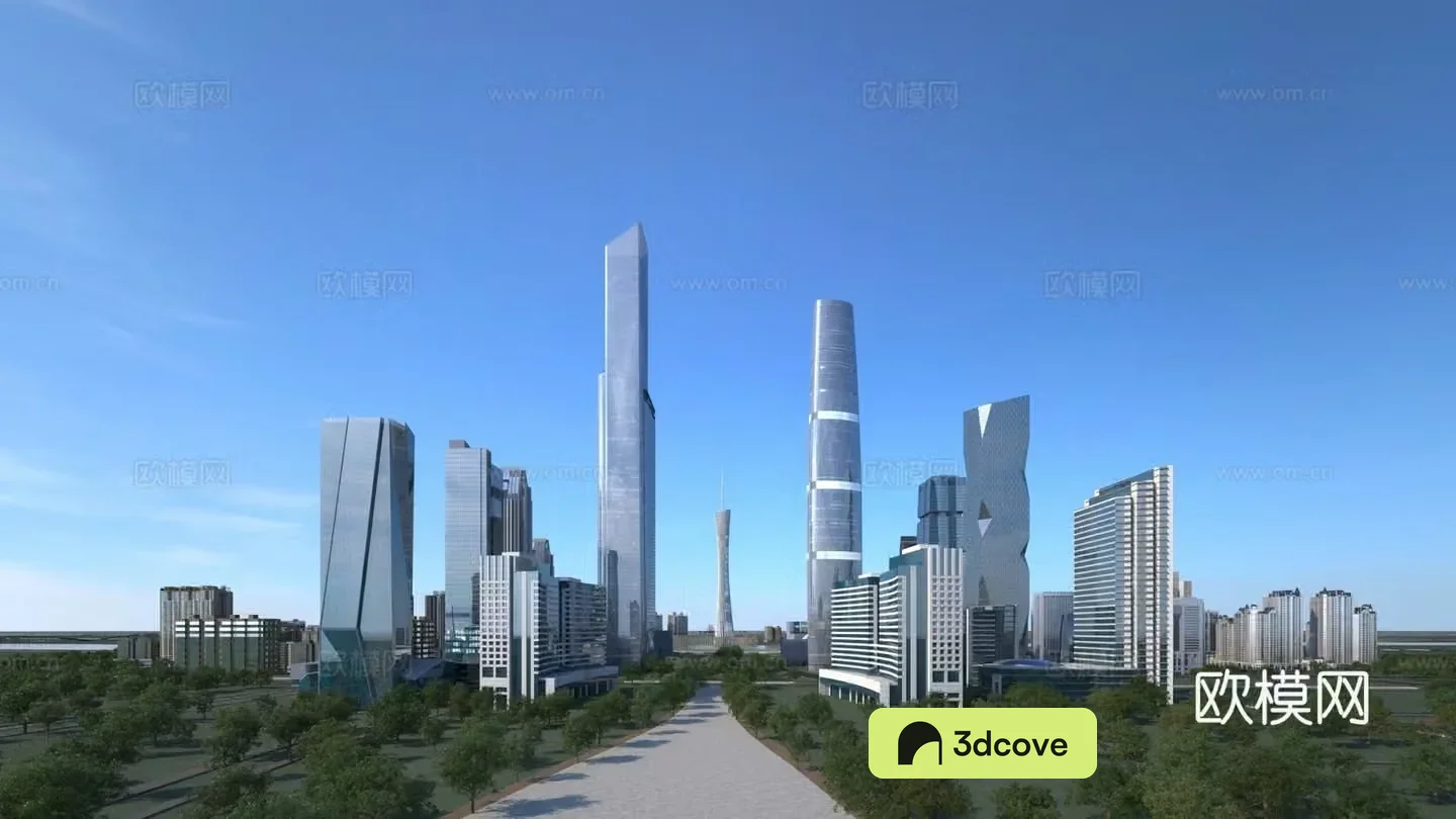 Canton Tower Landscape Huacheng Road