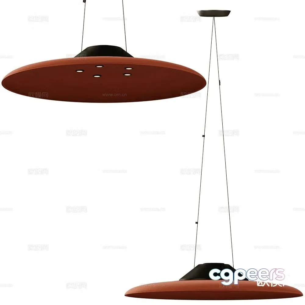 Ole dining room chandelier 3d model