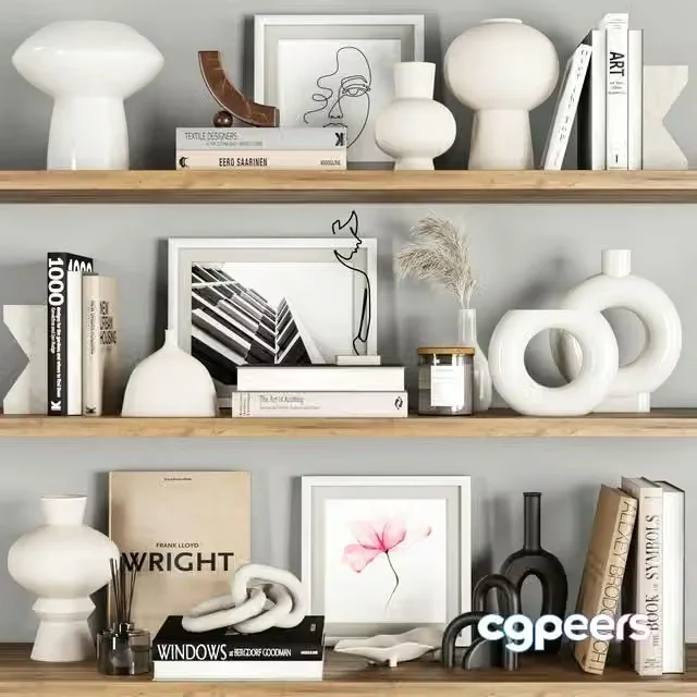 3ds Max Free – decorative set Vol010