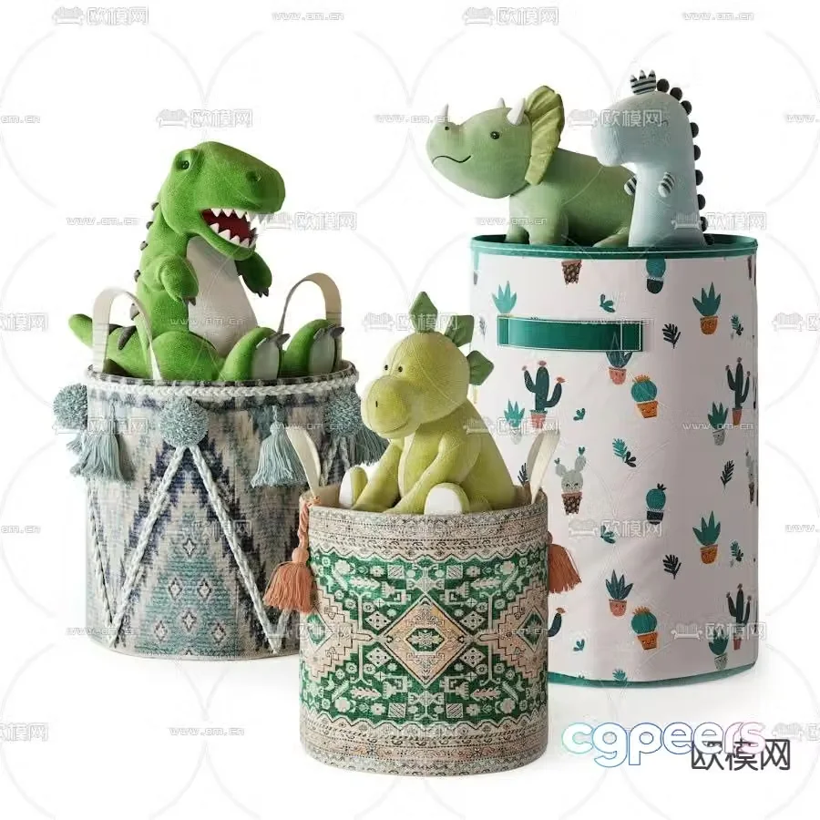 Modern children’s toys 3d model