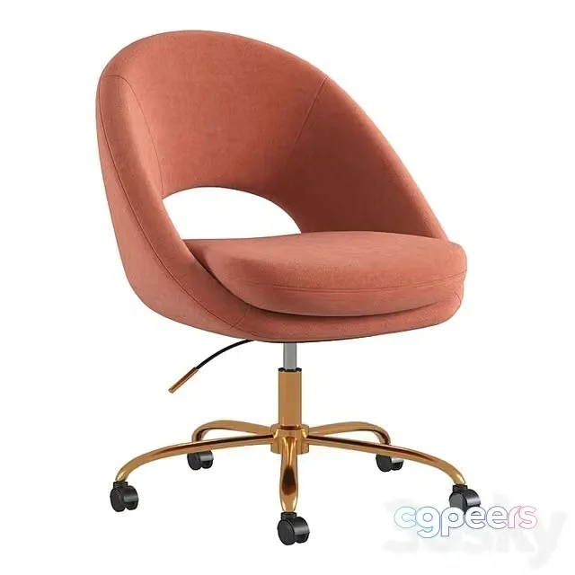 3ds Max Free – Lourdes Task Chair with Height adjustable