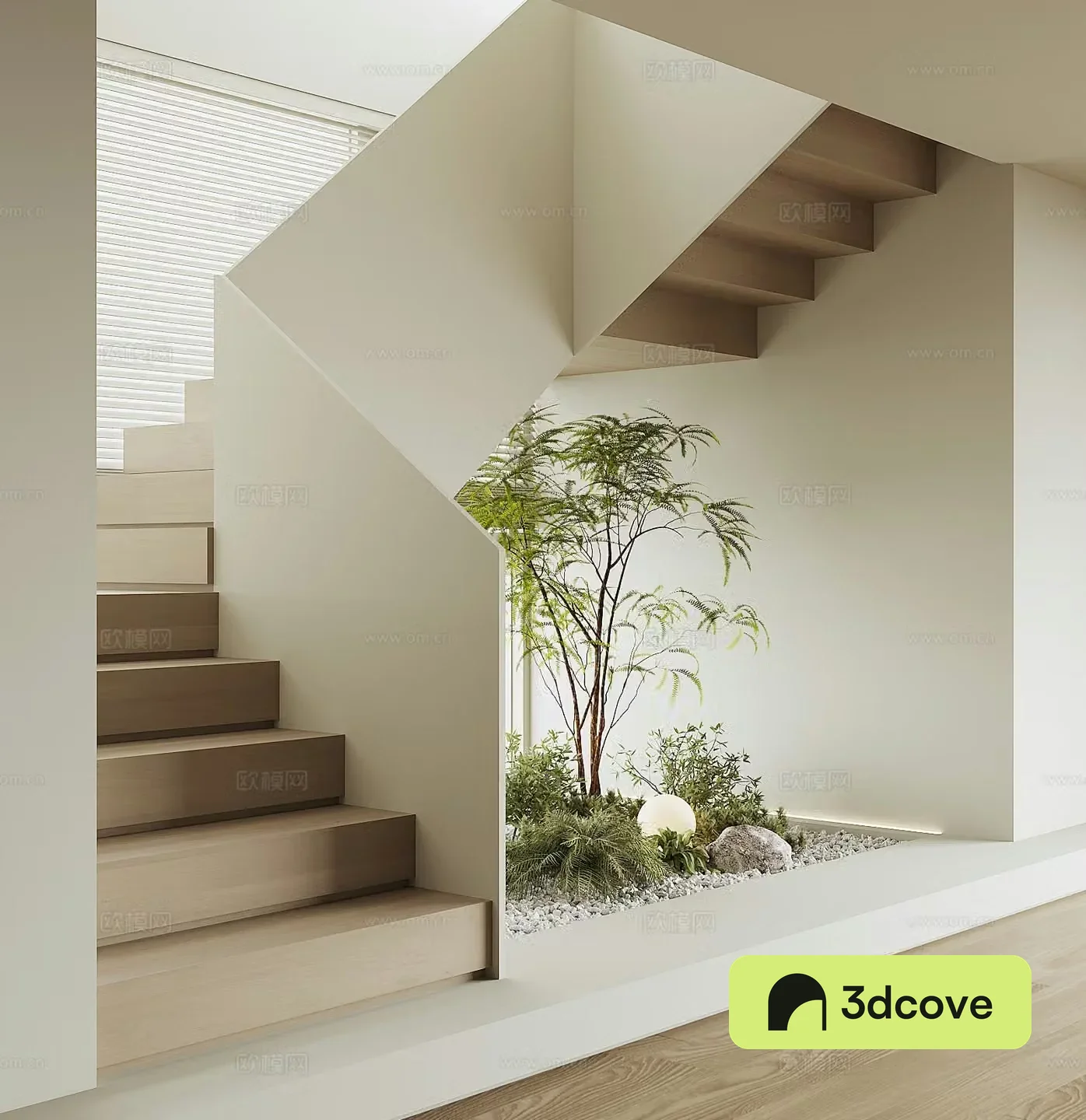 Modern home staircase