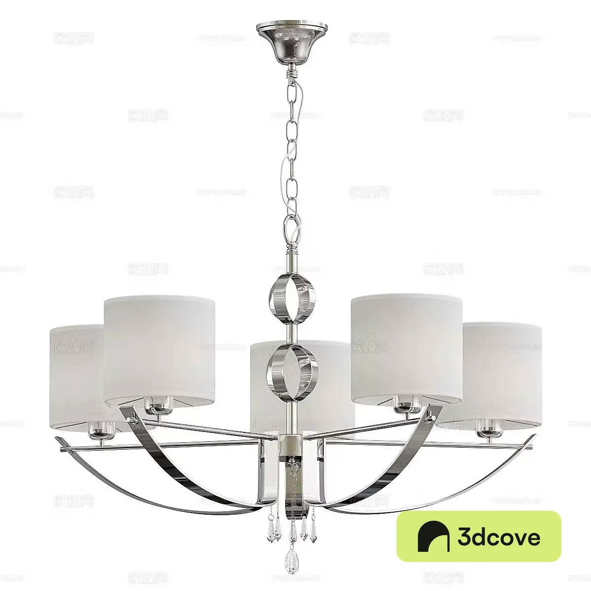 Simple chandelier light luxury chandelier multi-head chandelier paper chandelier hotel chandelier restaurant chandelier