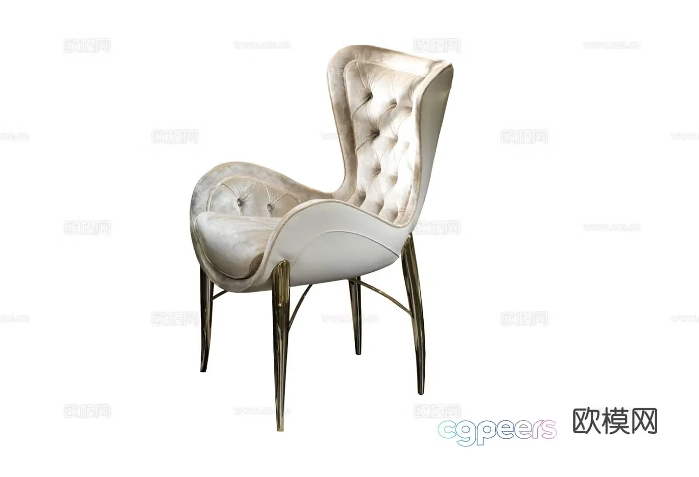Visionnaire Bovery dining chair 3d model