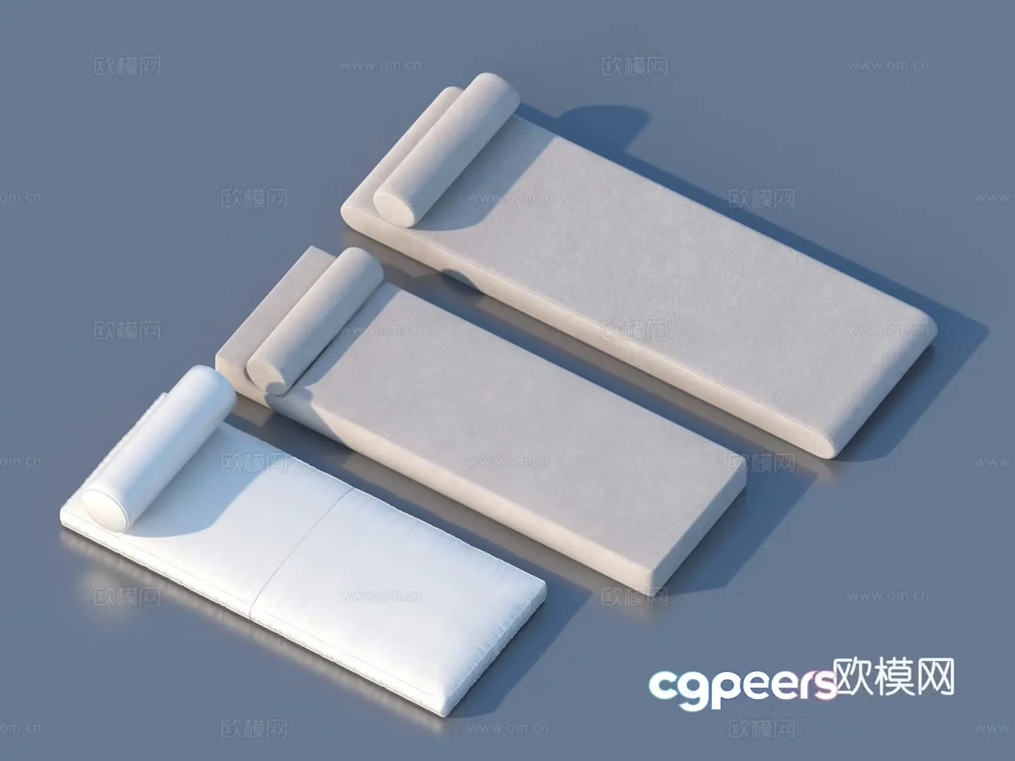Cushion Cotton Pad Cloth Pad 3D Model