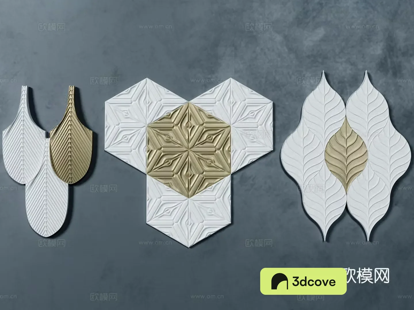 Modern three-dimensional wall decoration