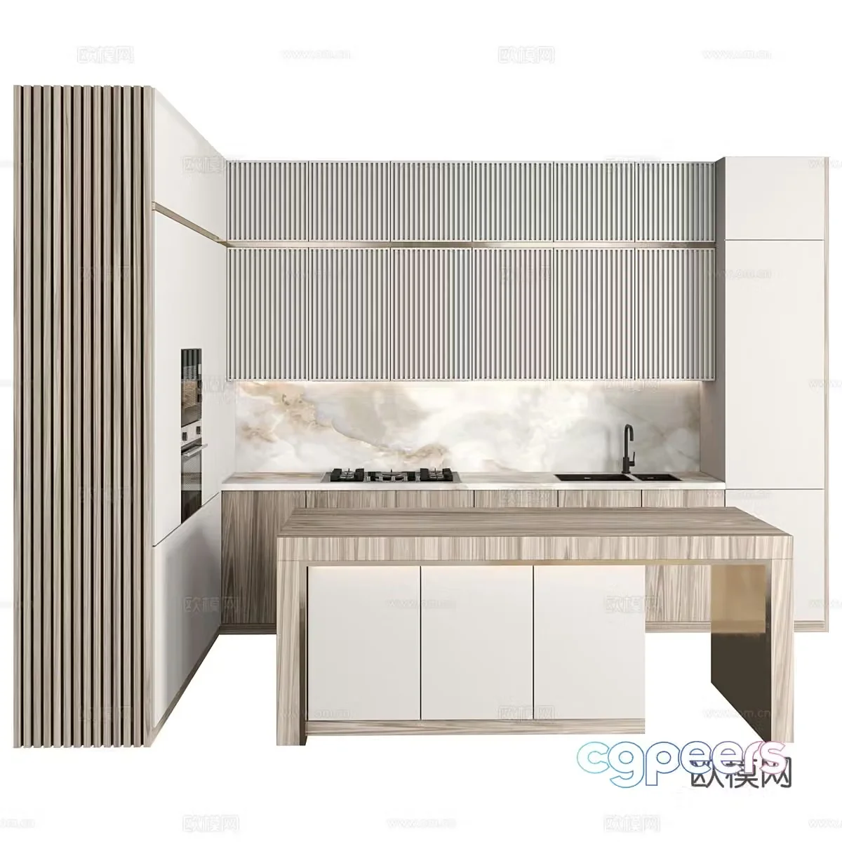 Modern cabinet 3d model