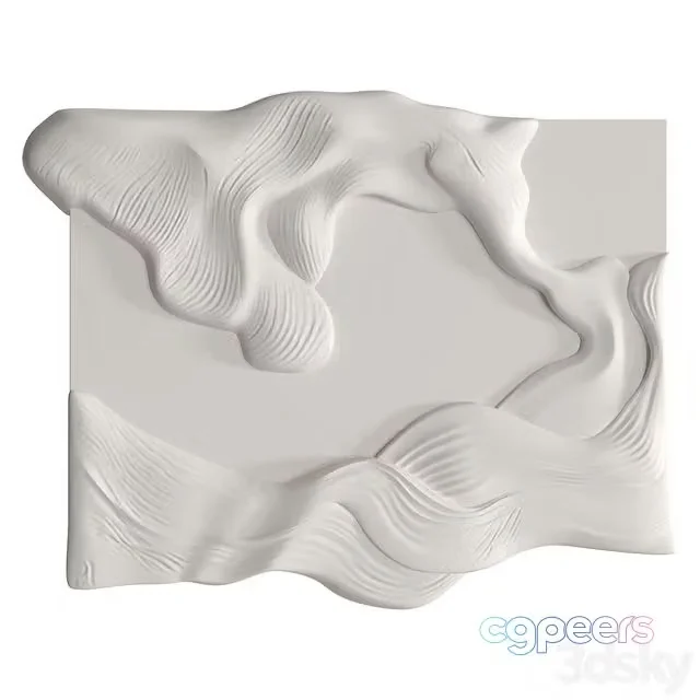 3ds Max Free – Gypsum panel Waves