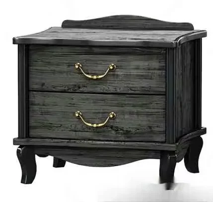 A Small Wooden Dresser 3D Model – 12041 – CORONA Render