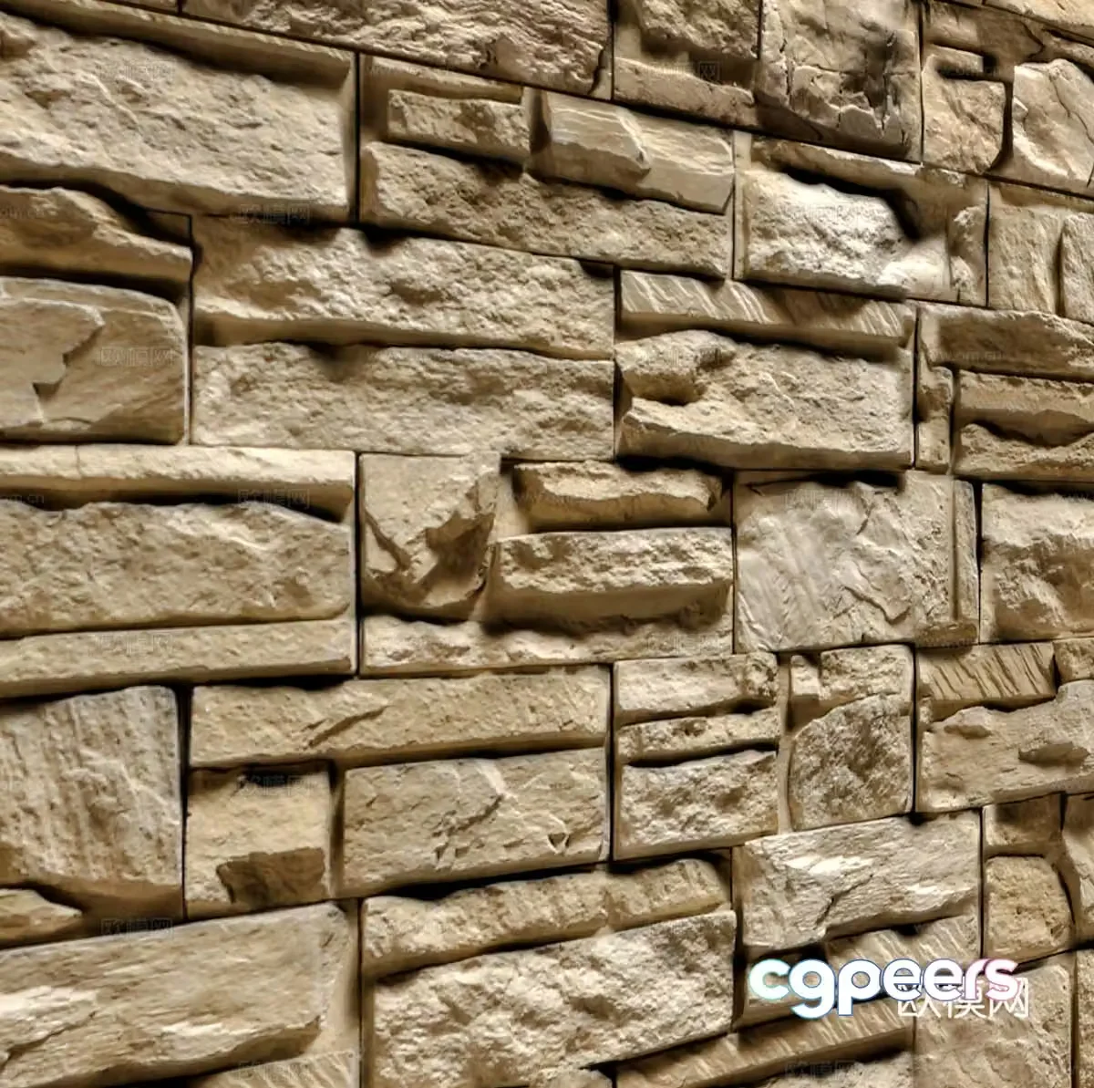 Retro brick wall antique wall tiles Exterior wall stone bricks Exterior wall tiles Stone brick exterior wall stone brick cultural wall 3D model