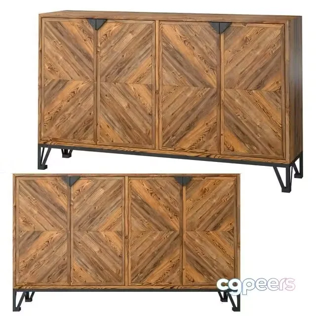 3ds Max Free – Chest of Drawers Lucas