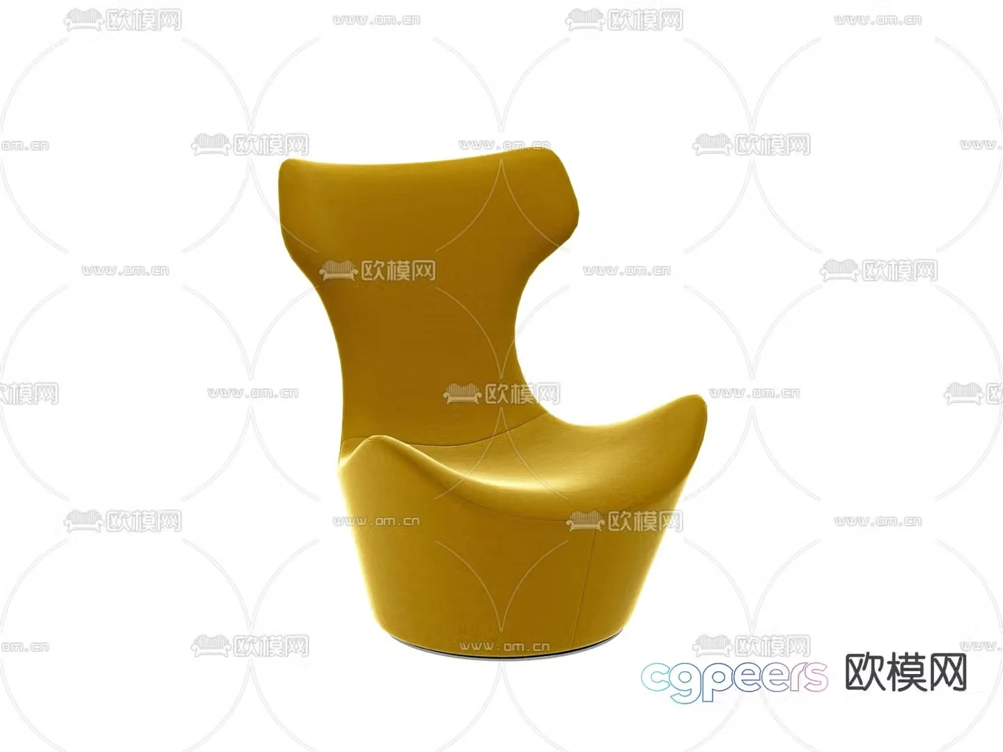 Creative chair leisure chair 3d model