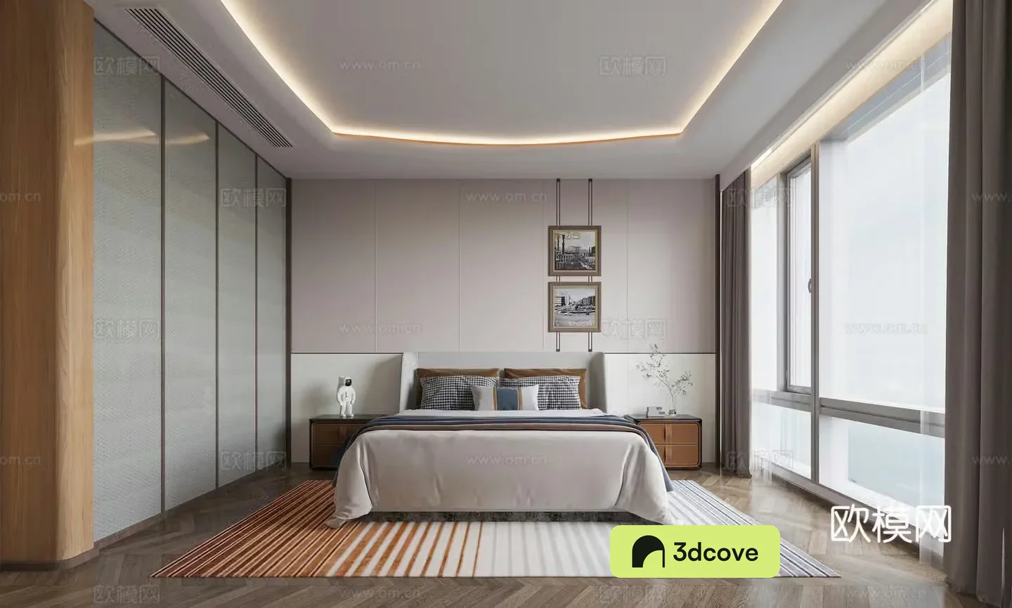 Modern bedroom